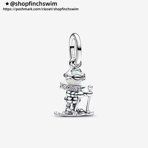 Pandora Skier Dangle Charm